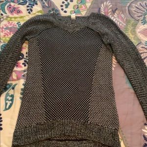 Black and gray Ivivva sweater